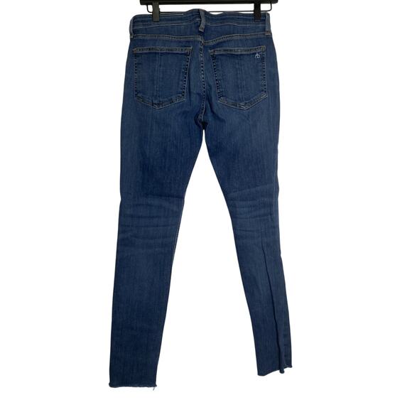 Rag & Bone Cate Mid Rise Skinny Ankle Jeans Size 28 Juni Off-Duty Model - Picture 4 of 9